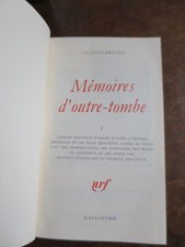 la pléiade Chateaubriand