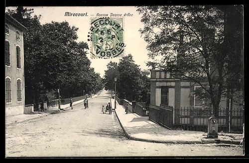 Cpa mirecourt avenue jeanne - cpa, mirecourt,