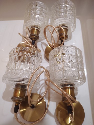 Lot luminaires vintage - vintage, laiton