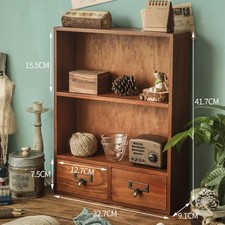 Étagère d'affichage vintage