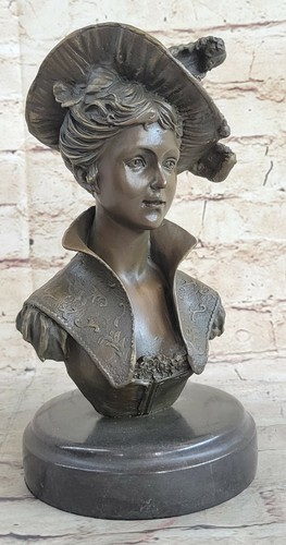 Sculpture bronze femme - sculpture, de