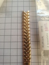 MAURICE LACROIX bracelet montre en plaqué or 11MM × 16.5 cm etat neuf 