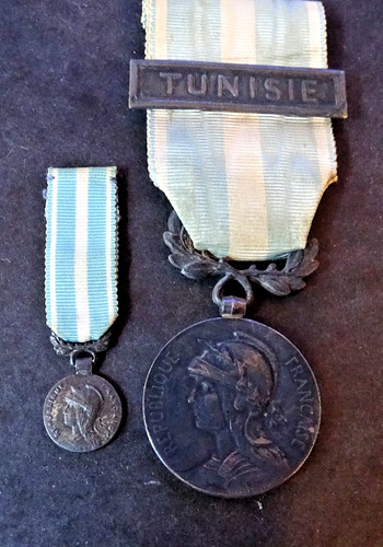 Tunisie médaille coloniale - tunisie, .