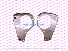 BSA A7 A10 SUPPORT MOTEUR AVANT ACIER CHROME / ADAPTÉ POUR