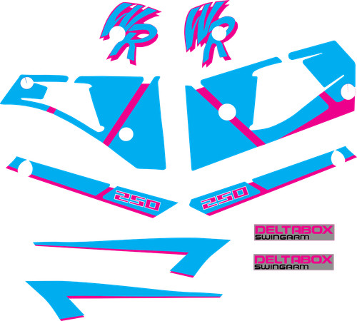 Yamaha 250 1991 decal - yamaha,