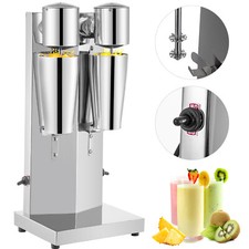 VEVOR Machine à Milkshake Électrique Lait 180 W 800 ml Machine à Mousse de Lait