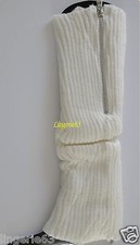 PAIRE DE GUETRE BLANCHE NOUVELLE MODE LONGUEUR 40 CM