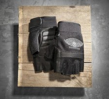 Gants cuir demi - gants,