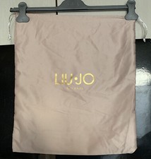 Liu Jo Milano, sac de protection dustbag 38x44 cm, couleur rose et doré, cordon