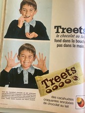 ● Publicité ● Advertising ● Friandises TREETS ● Juin 1965 ● 1 p.