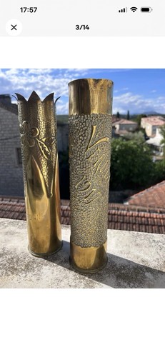 Paire vases douilles - paire, de