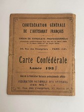 VIEUX PAPIER CARTE CONFEDERALE