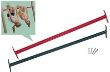 Barre Fixe Fixe, Sport de Gymnastique 125 CM Ou 90 Tour Jeux Vert Rouge Métal