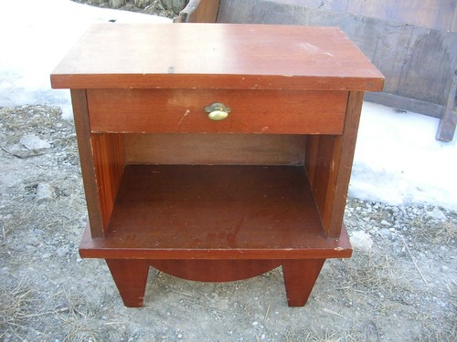 Ancien chevet bois - ancien, vintage