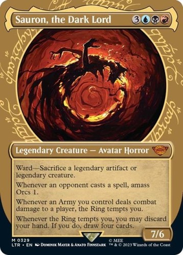 Mtg english sauron the dark - mtg,