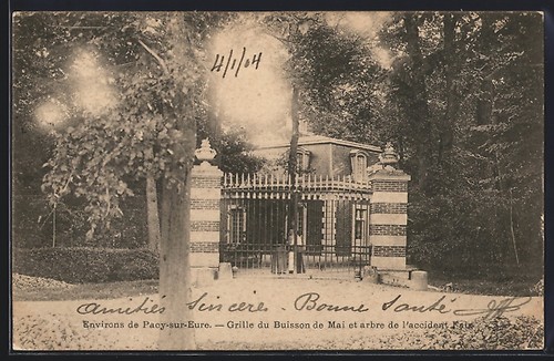 Cpa pacy sur - cpa, grille