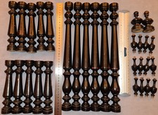 Lot colonnes 2 toupies - 16,