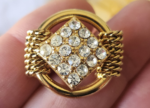 Superbe gros bouton - bouton, vintage