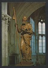 CPSM DIEPPE - Statue de SAINT-JACQUES, Photo Guillet-Lescuyer Lyon, Vierge, 60's