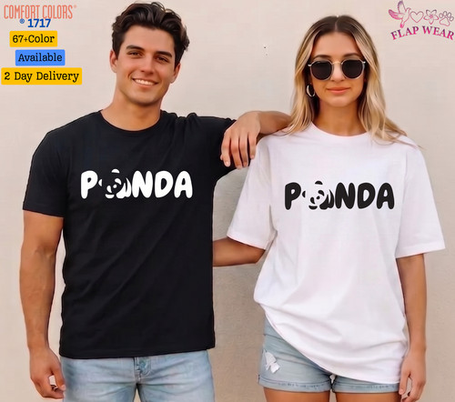 Unisex panda graphic - graphic, t-shirt