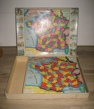 Ancien jeu Puzzle en Bois