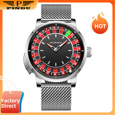 PINDU Men's mechanical SILVER