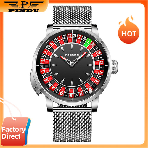 Pindu men mechanical silver - men's,