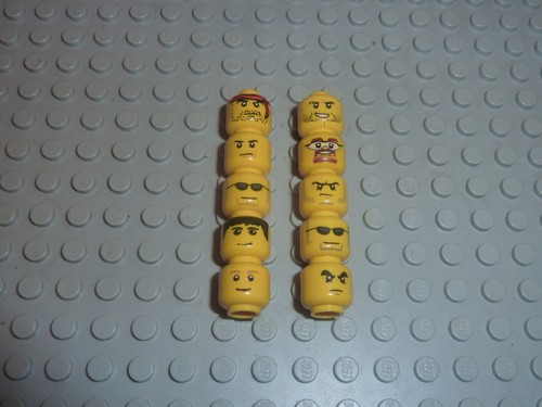 Lego têtes minifigure - x,