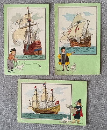 Tintin lot chromos voir et - tintin, 3