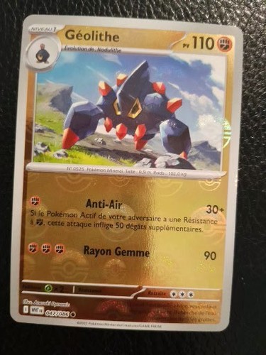 Carte pokémon géolithe - carte,