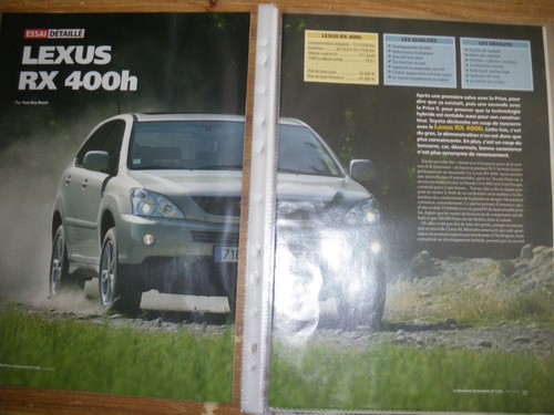 Essai detaille lexus rx - essai,