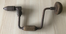 Vintage Perceuse main Manuelle Bois Métal Outil Chignole Vilebrequin hand drill