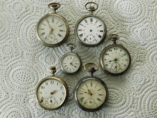 lot de 6 montres gousset