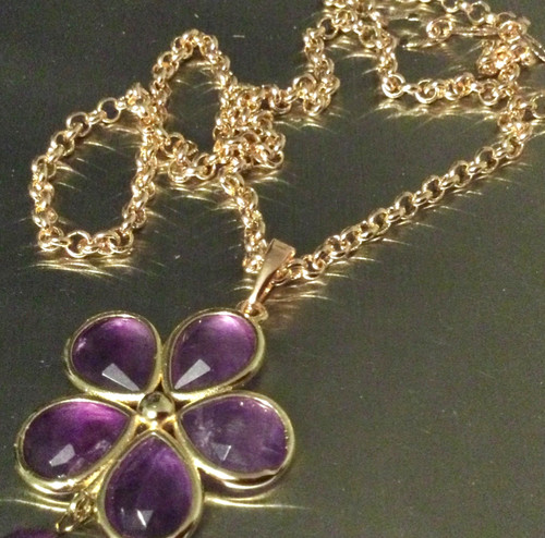 Collier chaîne plaqué - chaîne, or