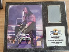 WWE WRESTLEMANIA 24 plaque