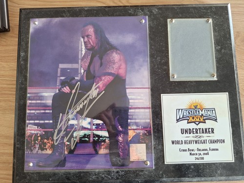Wwe wrestlemania plaque - wwe,