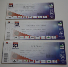 3 tickets )) OL OLYMPIQUE LYONNAIS FILLES WOMEN'S - Saison 2012/2013 ASSE