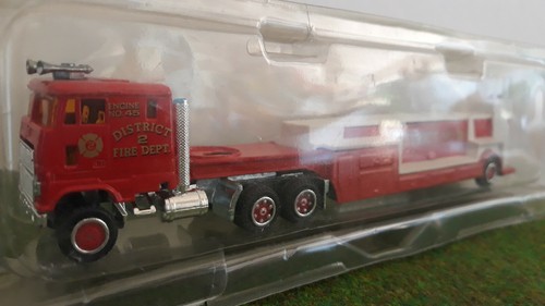 Camion semi remorque pompiers - semi-remorque,