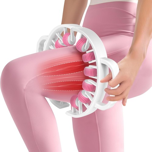 Deep tissue leg massage - deep, roller