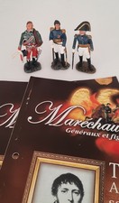 Lot De 3 Soldats En Plomb  HACHETTE Maréchaux D'empire N°130,129,128