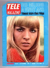 ▬►Télé Magazine 632 -1968 ANNIE PHILIPPE_HALLYDAY_MIREILLE MATHIEU_D.COWL_POLY