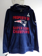 Sweat shirt Nike bleu brillant Property of Super Bowl Champions XLIX