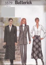 V?3579 PATRON BUTTERICK VINTAGE CREATIONS JUPE PANTALON  VESTE LONGUE  40 AU 44