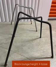 EAMES BLACK LOW LOUNGE HEIGHT