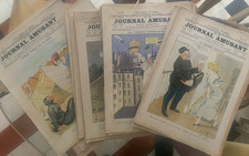 JOURNAL AMUSANT 1910  LOT DE
