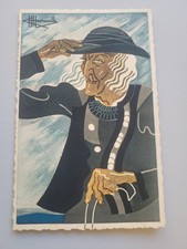 Carte postale ancienne. En parcourant La Bretagne. Reproduction aquarelle de...