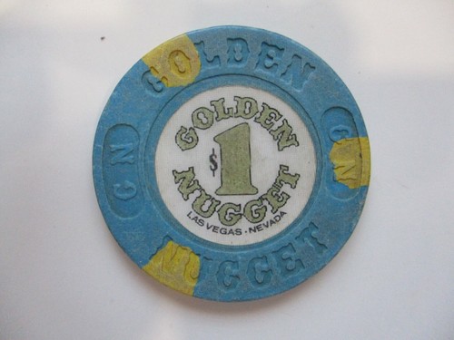 Clay gaming token golden - clay,