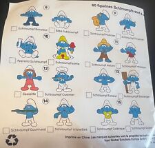 16 Figurines SCHTROUMPFS