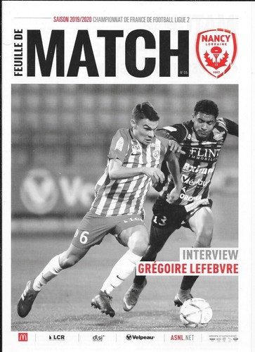 Feuille match 06 asnl - match,