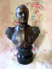 ANCIEN BUSTE EN BRONZE NAPOLEON EN UNIFORME XIXème
